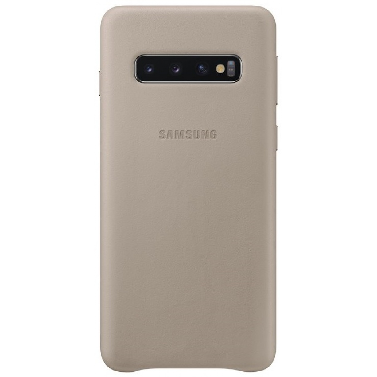 Nugarėlė G973 Samsung Galaxy S10 Leather Cover Grey
